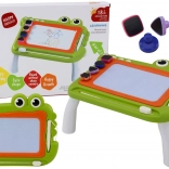 Stol za crtanje Znikopis Krokodil s pečatima zeleni