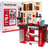 interaktivna dječja kuhinjica s vodovodnom slavinom, svjetlima i zvukovima, 58 dijelova