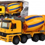 Narančasta miješalica za beton Rotirajuća bubanj-hruška Zvučna i svjetlosna građevinsko vozilo