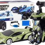 Robotski automobil s transformacijom R/C 1:10 Zelena kontrola gestama