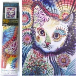 Dijamantno slikanje 7D – mačji pogled 30 × 40 cm