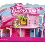 MATTEL mini BARBIE land kućica za lutke s lutkom, ljubimcem, dizalom i bazenom