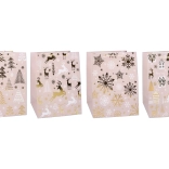 Poklon-vrećica M božićna 26 × 32 × 12 cm