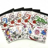 Privremene tetovaže u bloku – 280 kom, miks motiva