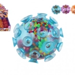 Antistresna stiska lopta s vakuumskim čepićima 7 cm