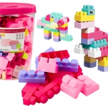 Edukativni set za gradnju u kanti: 160 komada raznobojnih kockica