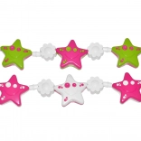 Lanac za kolica sa zvijezdicama i cvjetovima