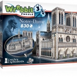 3D puzzle katedrala Notre-Dame od WREBBIT-a, 830 dijelova