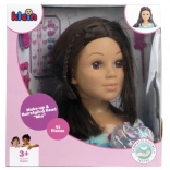 glava za češljanje i šminkanje Mia s kompletom kozmetike i dodataka