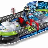 Sklopiva svjetleća autodrama s dva automobila