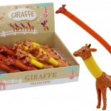 Rastezljiva žirafa antistres LED svjetleća Pop Tube MIX