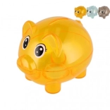 Prozirna kasica u obliku praseta 10 cm