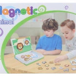 Magnetična slagalica životinjice – 34 dijelova i 8 kartica