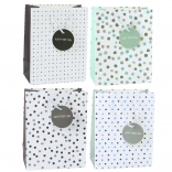 Poklon-vrećica s točkicama Just For You 23 x 18 x 10,5 cm