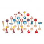 Small Foot prometni znakovi, set od 25 dijelova