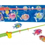 Magnetička igra pecanja s plastičnim ribicama i štapom