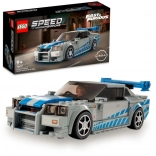 lego speed champions nissan skyline gt-r (r34) – fast & furious set