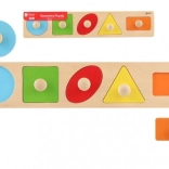 Drvena slagalica za djecu - Geometrijski oblici