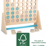 Drvena igra četiri u nizu XXL