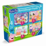 Puzzle 4u1 Peppa Pig