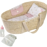 Mojšinova košara za lutke Llorens s posteljinom i dodacima