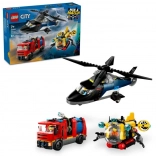 LEGO CITY helikopter, vatrogasno vozilo i podmornica