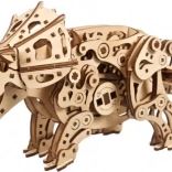 Ugears drvene mehaničke 3D slagalice TRICERATOPS s pogonom