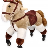 Bež konjić na kotačićima