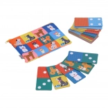 Petit Collage domino 2u1 psi i brojevi