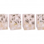 Poklon-vrećica S božićna 18 × 23 × 10 cm