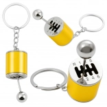 Metalni privjesak za ključeve u obliku ručice mjenjača – zlatni