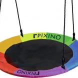 Pixino Ljuljački krug - rode gnijezdo šareno 110 cm