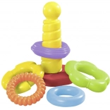 Piramida s obojenim prstenovima za razvoj motorike