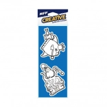 Bojenje vodom – pjenaste naljepnice, set 2 kom, mix motiva