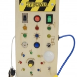 Drvena interaktivna LED busy ploča 2Kids Toys