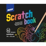 Blok za grebanje slika 14x10cm mix/duga