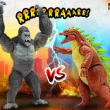 Primal Clash dvoboj Boss vs King Kaiju – set akcijskih figurica 21 cm