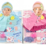 Odjeća za lutku 40 cm s pelenom i dudadom