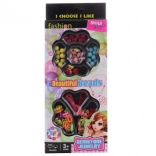 Plastične perlice i slovne kockice za nizanje u kutiji