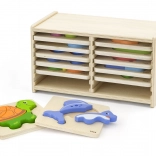 Drvene puzzle Viga 12 ploča