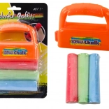 Set snažnih kreta za pločnik s narančastim držačem, 3 kom