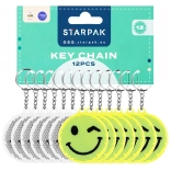 Reflektirajući privjesak smajlić 7 cm – mix 2 varijante, pakiranje po 12 kom