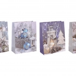 Božićna poklon-vrećica S 18 × 23 × 8 cm