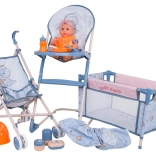 Mega set BABY DINO s lutkom i priborom