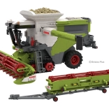 Građevni set Brixies Plus Claas Lexion 8900 Terra Trac s prikolicom