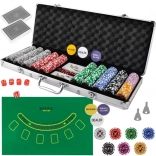 Poker set 500 žetona u aluminijskom kovčegu