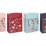 Poklon-vrećica s poklopcem M 27 × 27 × 13 cm cjelogodišnja, 4 vrste