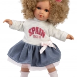 Realistična lutka Llorens Elena s mekim tekstilnim tijelom - 35 cm