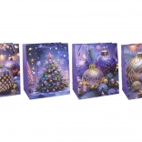 Poklon-vrećica L božićna 31 × 40 × 12 cm