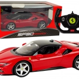 rc auto ferrari sf90 1:14 rastar crveno